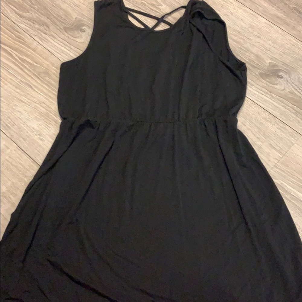 Black stretchy dress
